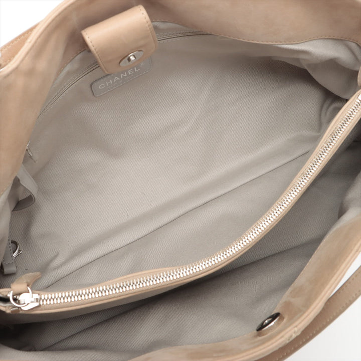 Top Quality Chanel Wild Stick Leather Chain Shoulder Bag Coco Beige Silver Gold