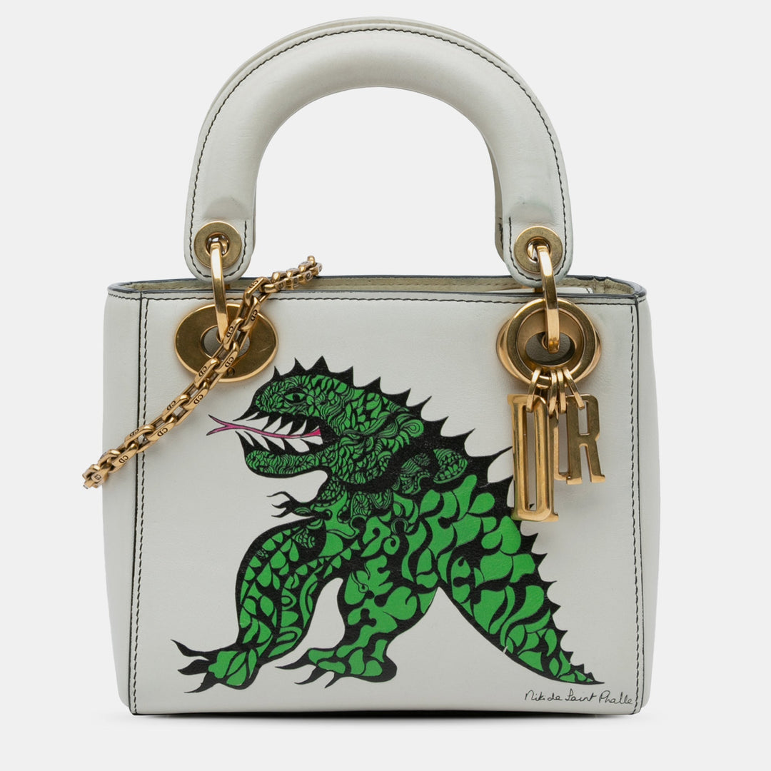 Top quality Dior Limited Edition Niki De Saint Phalle Mini Calfskin Dragon Lady Bag