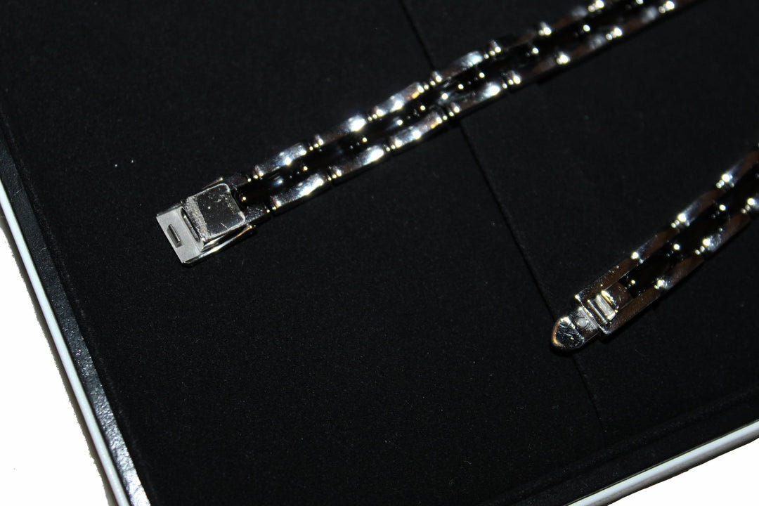 Top Quality Chanel  Triple Row Steel & Black Ceramic with Diamonds Premie're Mini Watch