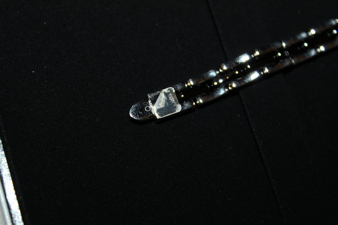 Top Quality Chanel  Triple Row Steel & Black Ceramic with Diamonds Premie're Mini Watch