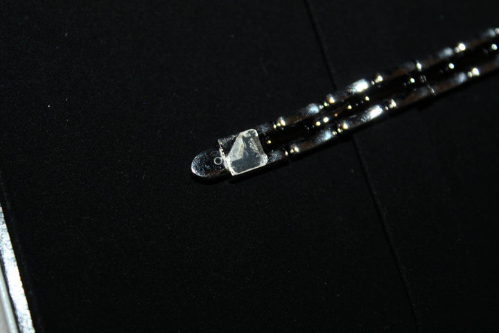 Top Quality Chanel  Triple Row Steel & Black Ceramic with Diamonds Premie're Mini Watch
