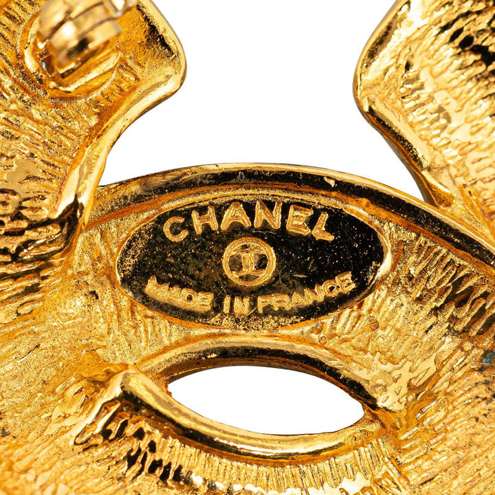 Top Quality Chanel Vintage Matrasse Coco Brooch G   Chanel