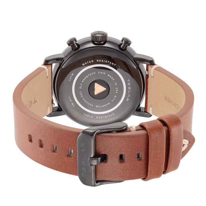 Teslar Men's Re-Balance T-6 42mm Quartz Chronograph Watch