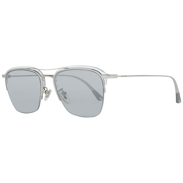 Police Silver Men Men's Sunglasses