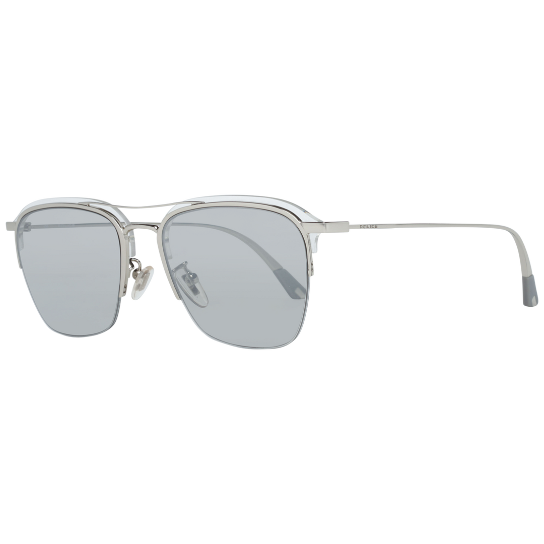 Police Silver Men Men's Sunglasses