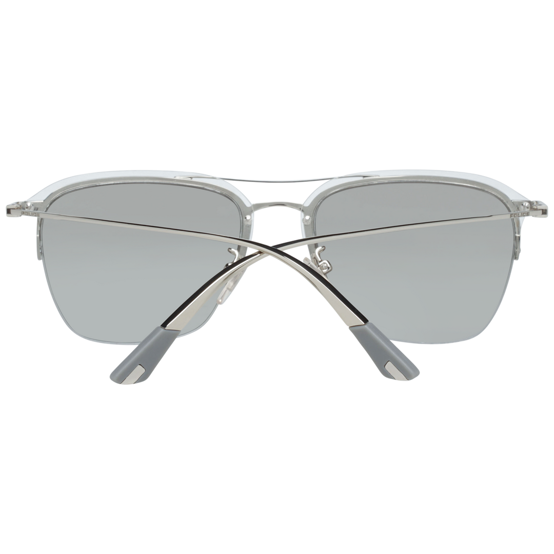 Police Silver Men Men's Sunglasses