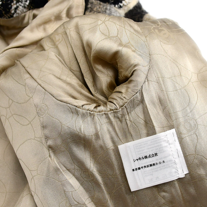 Top Quality Chanel Single Breasted Jacket Beige 06A #36
