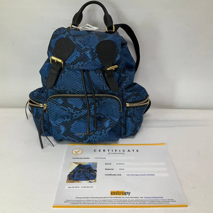 Backpack Luxury Designer By Burberry  Size: Medium