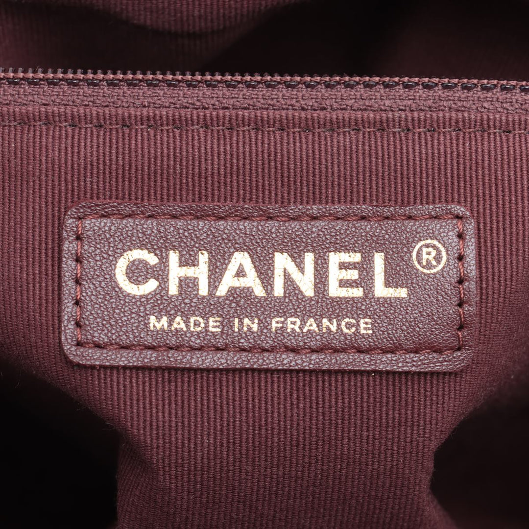 Top Quality Chanel Mini Lambskin  Single Chain Single Chain Bag Bordeaux Gold  IC Chip