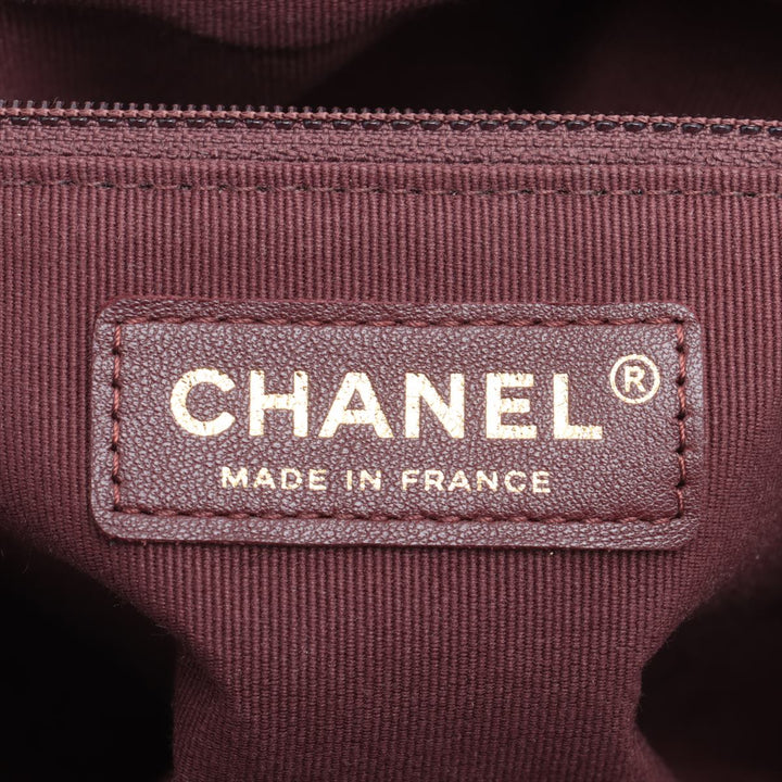 Top Quality Chanel Mini Lambskin  Single Chain Single Chain Bag Bordeaux Gold  IC Chip
