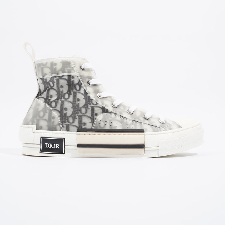 Christian Dior B23 Hightops Grey Oblique / White Mesh EU 42 UK 8