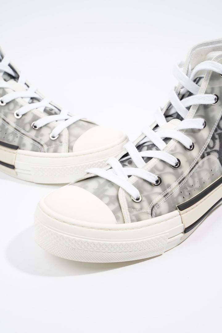 Christian Dior B23 Hightops Grey Oblique / White Mesh EU 42 UK 8