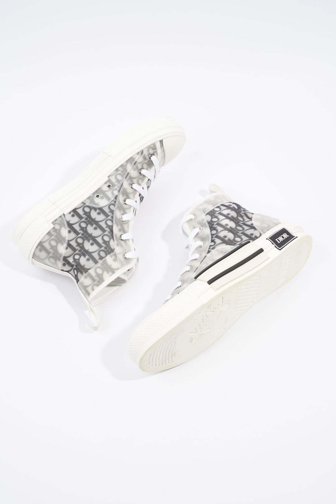 Christian Dior B23 Hightops Grey Oblique / White Mesh EU 42 UK 8