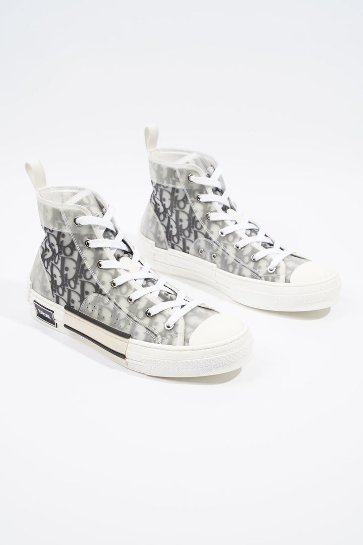 Christian Dior B23 Hightops Grey Oblique / White Mesh EU 42 UK 8