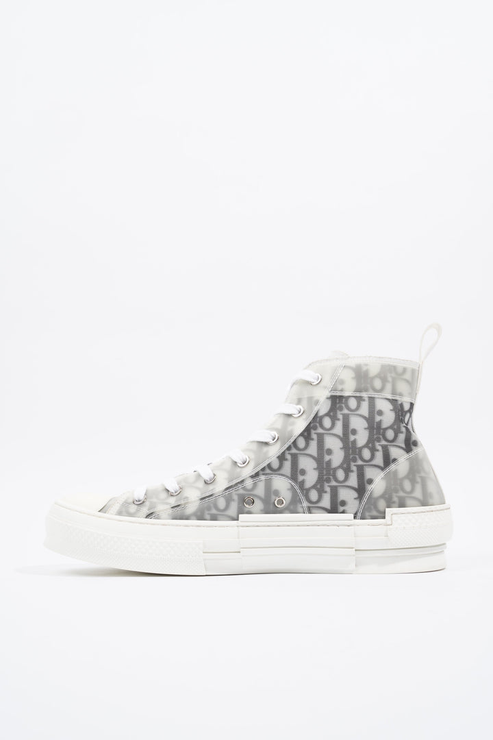 Christian Dior B23 Hightops Grey Oblique / White Mesh EU 42 UK 8