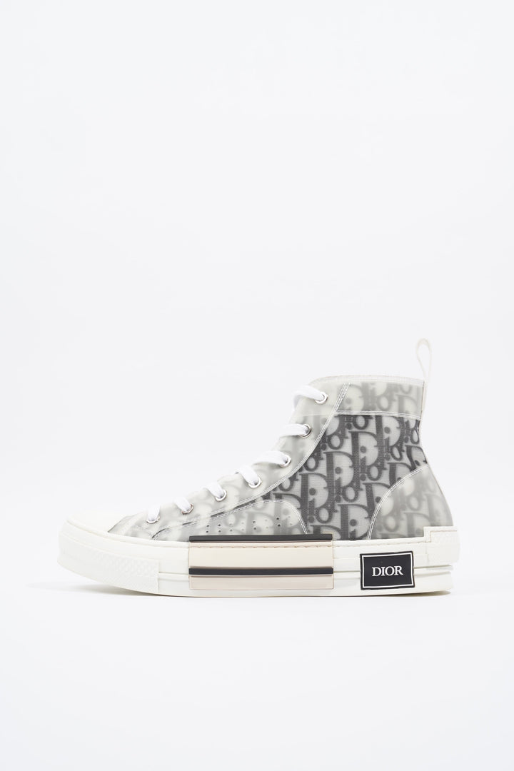 Christian Dior B23 Hightops Grey Oblique / White Mesh EU 42 UK 8