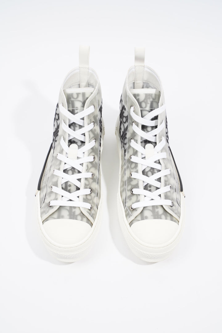 Christian Dior B23 Hightops Grey Oblique / White Mesh EU 42 UK 8