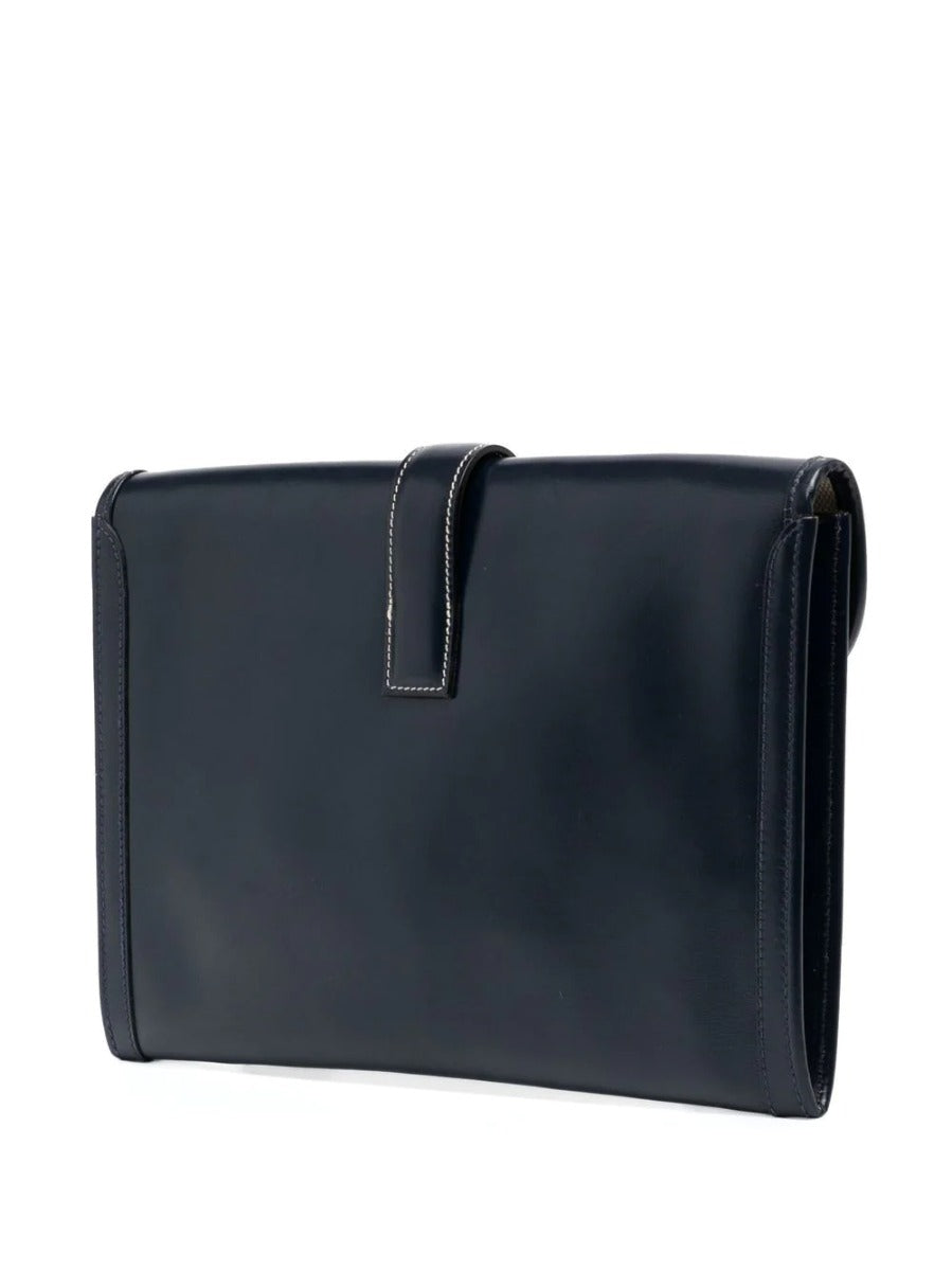 Top quality Hermes Butterfly Customized Navy Box Jige PM