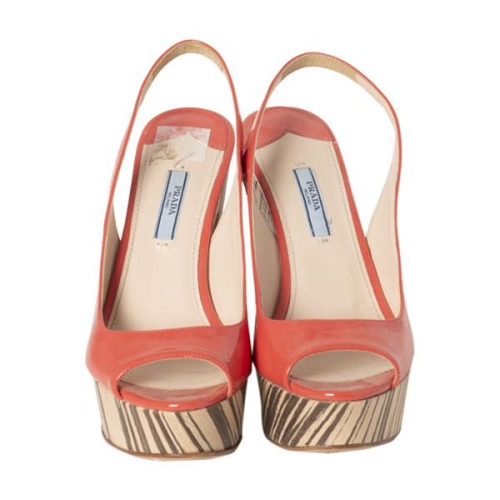 Prada Slingback Platform Pumps