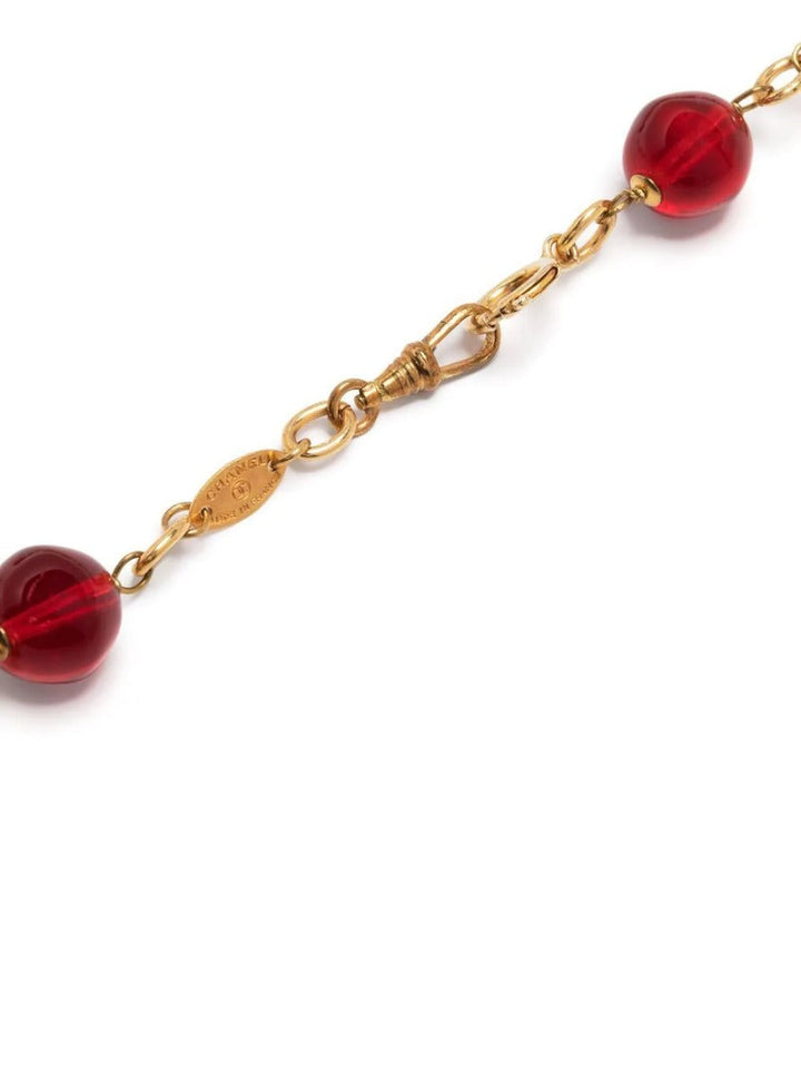Chanel Gripoix Pearl Bead-Detailed Necklace
