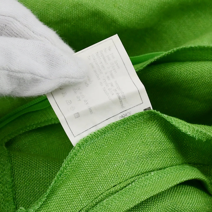 Top Quality Chanel Sleeveless Dress Green