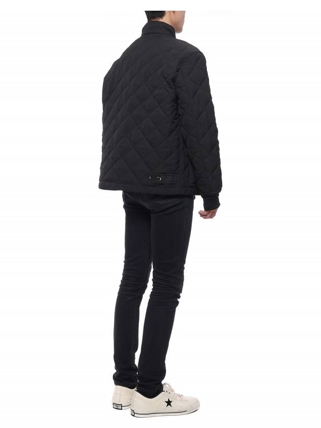 Burberry Diamond Quilted Thermoregulated Jacket Black