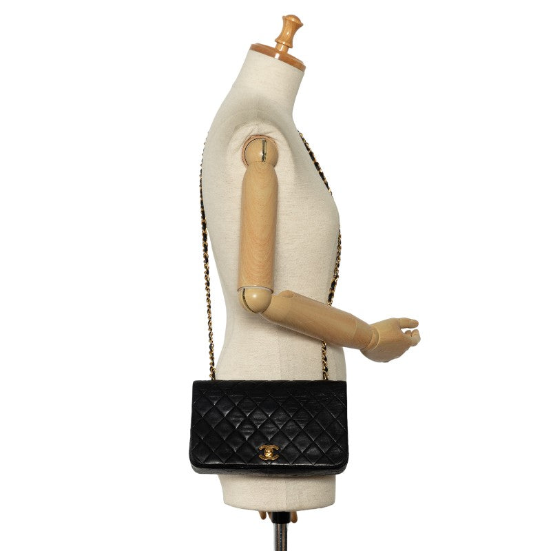 Top Quality Chanel Matrace 23 Cocomark Full Flap Chain  houlder Bag Black Leather  Chanel