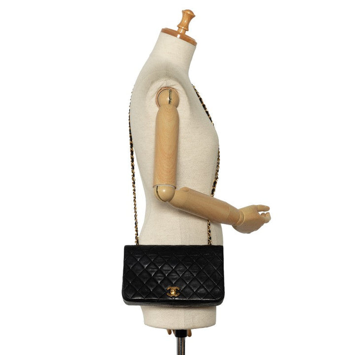 Top Quality Chanel Matrace 23 Cocomark Full Flap Chain  houlder Bag Black Leather  Chanel