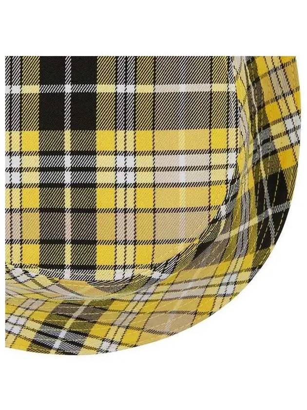 Burberry Vintage Check Reversible Bucket Hat Yellow