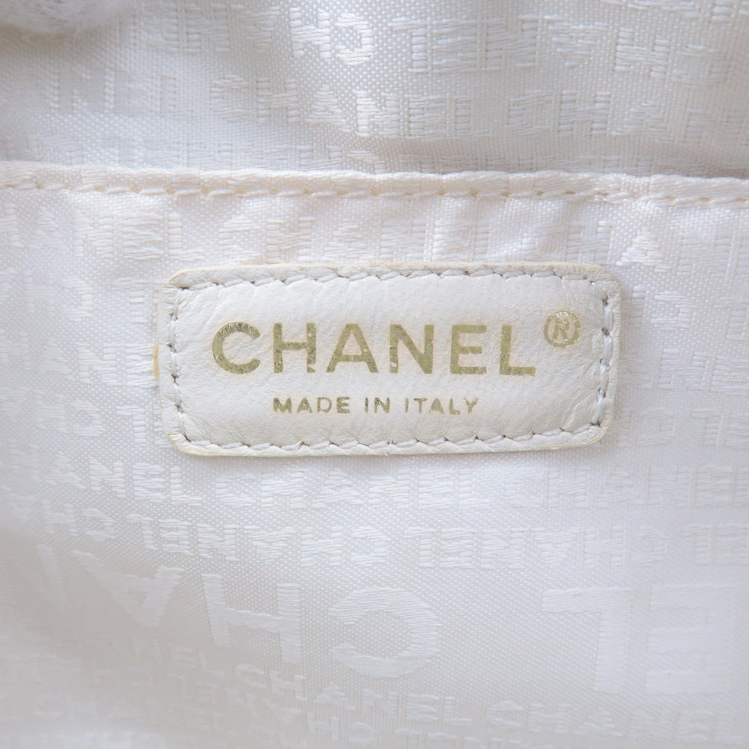 Top Quality Chanel Chocolate Bar Canvas Hand Bag Shoulder Bag Beige