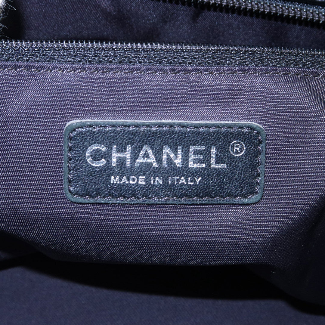 Top Quality Chanel Paris Biarritz MM Coated Canvas Leather Tote Bag A34209