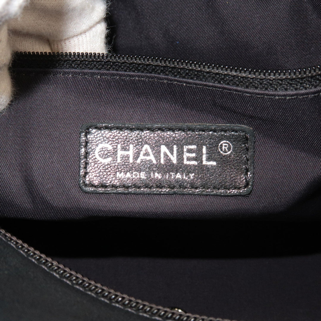 Top Quality Chanel Paris Biarritz Coated Canvas Leather Tote Bag PM A34208