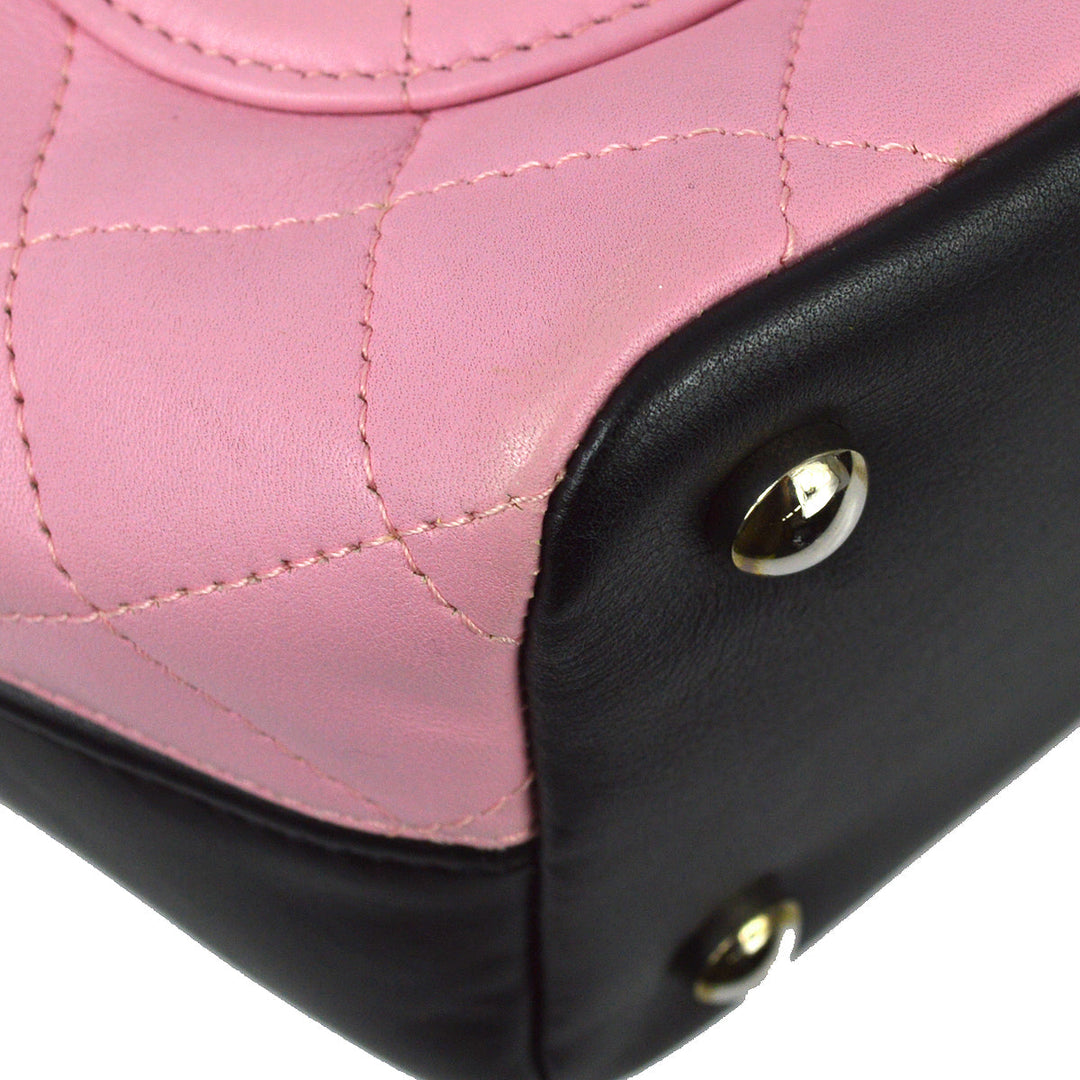 Top Quality Chanel Pink Calfskin Cambon Ligne Tote Handbag