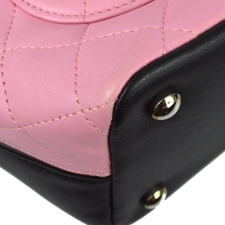 Top Quality Chanel Pink Calfskin Cambon Ligne Tote Handbag