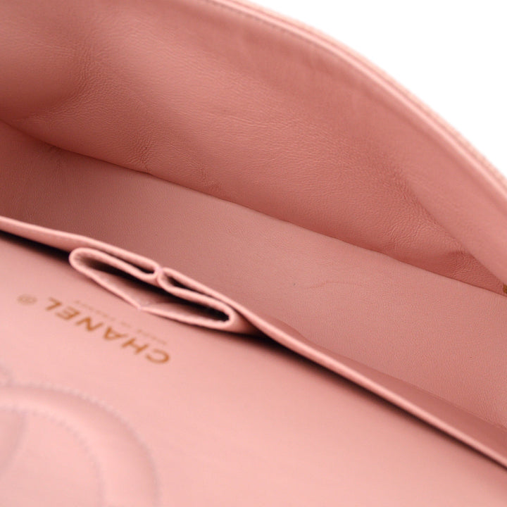 Top Quality Chanel Pink Caviar Medium Classic Double Flap Shoulder Bag