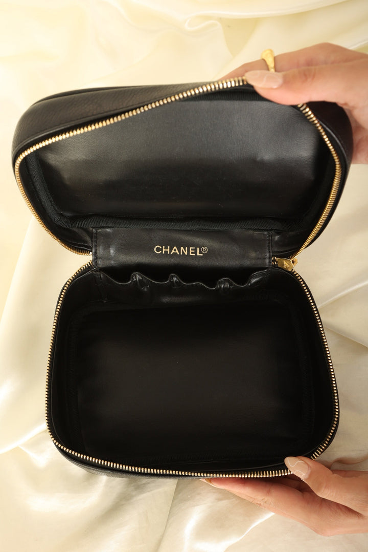 Top Quality Chanel Caviar Mini Timeless Vanity