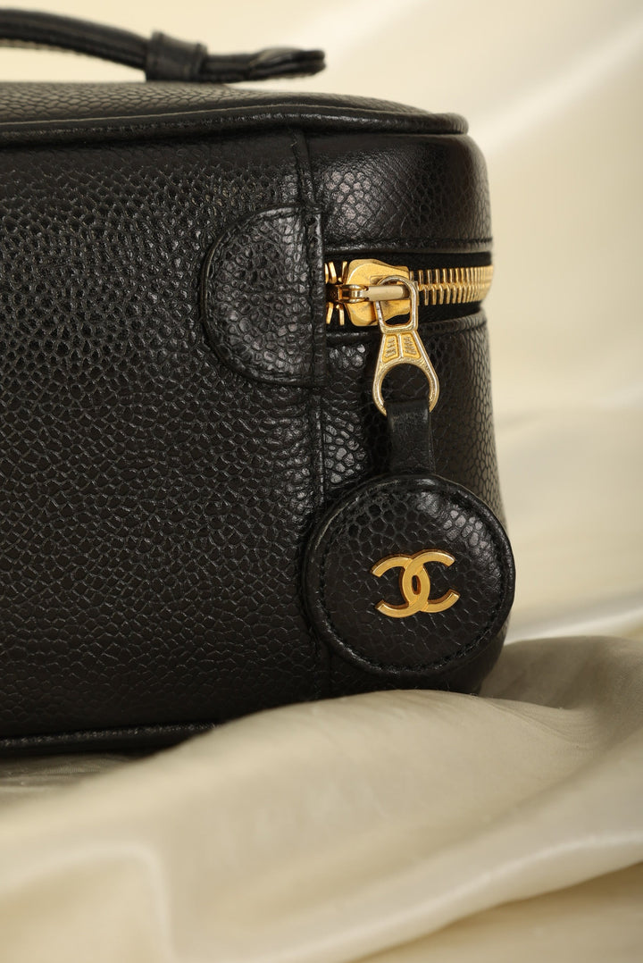 Top Quality Chanel Caviar Mini Timeless Vanity