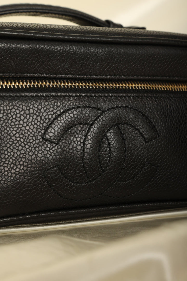 Top Quality Chanel Caviar Mini Timeless Vanity