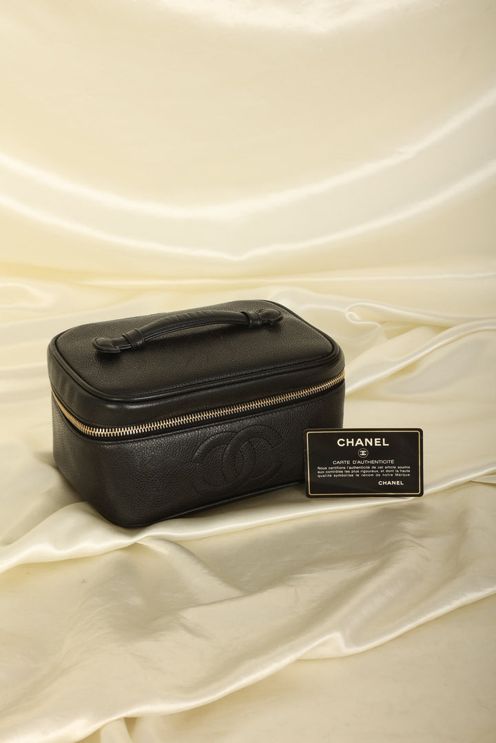 Top Quality Chanel Caviar Mini Timeless Vanity