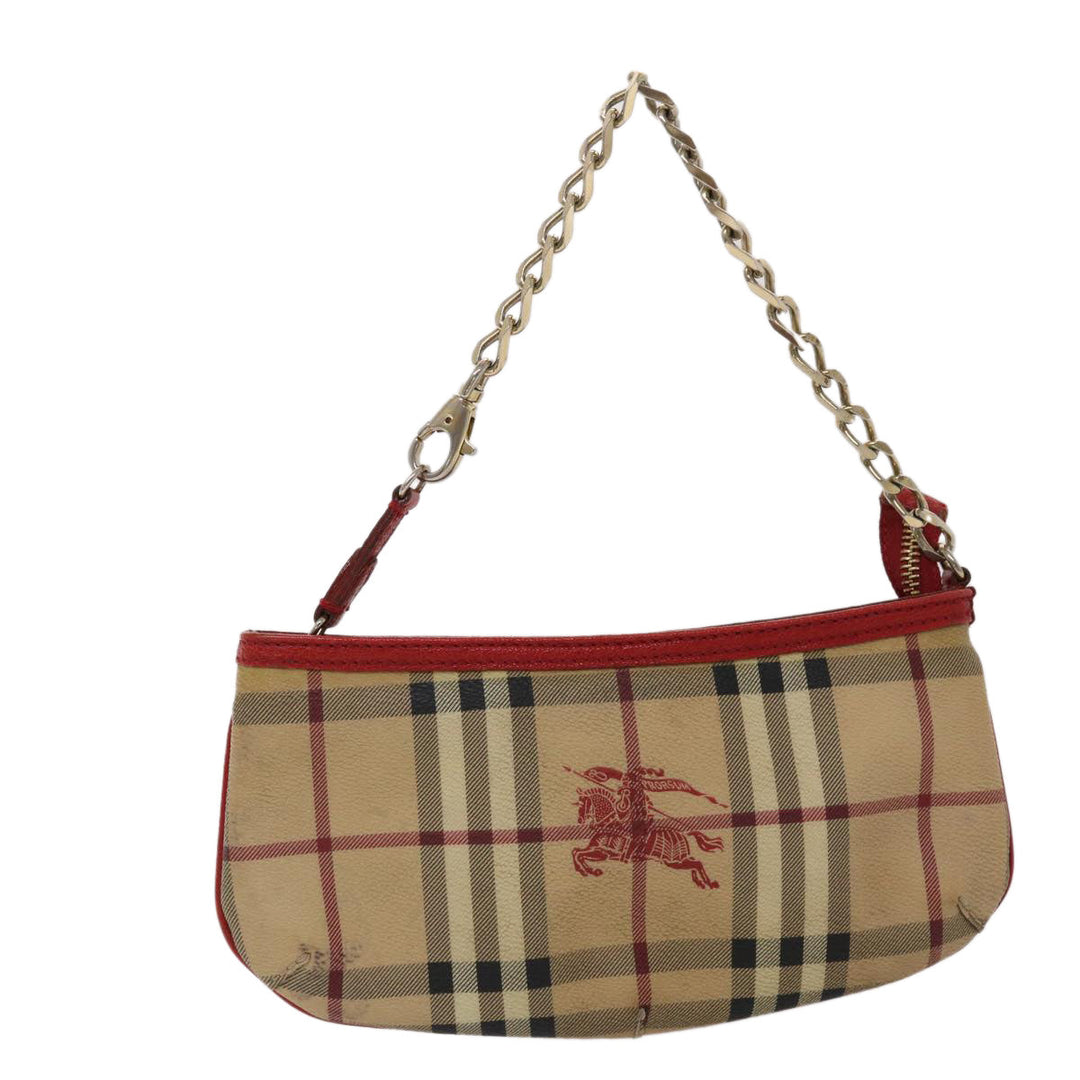 Burberry Haymarket Clutch Bag