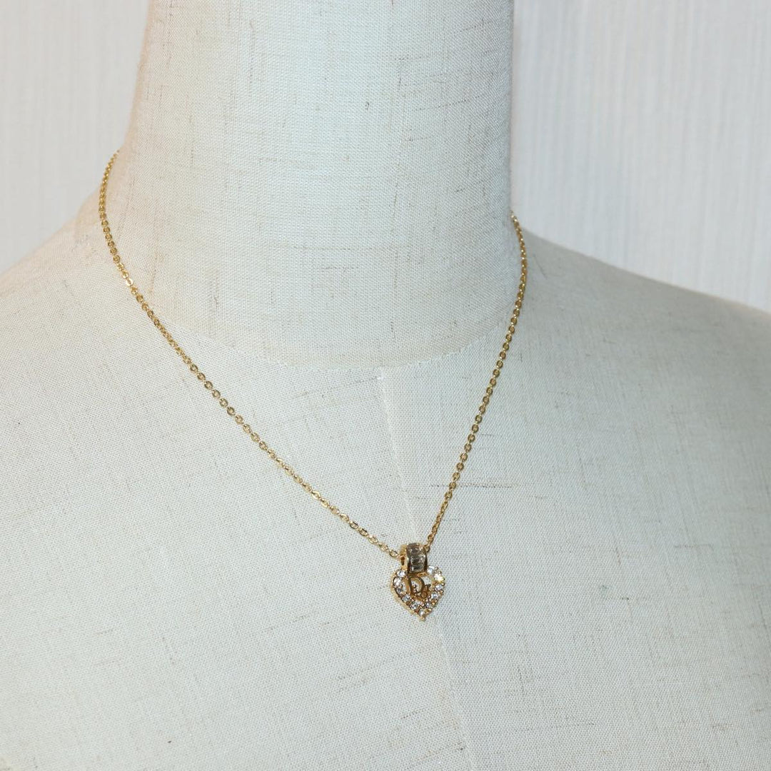 Top quality Dior Coeur pave Necklace