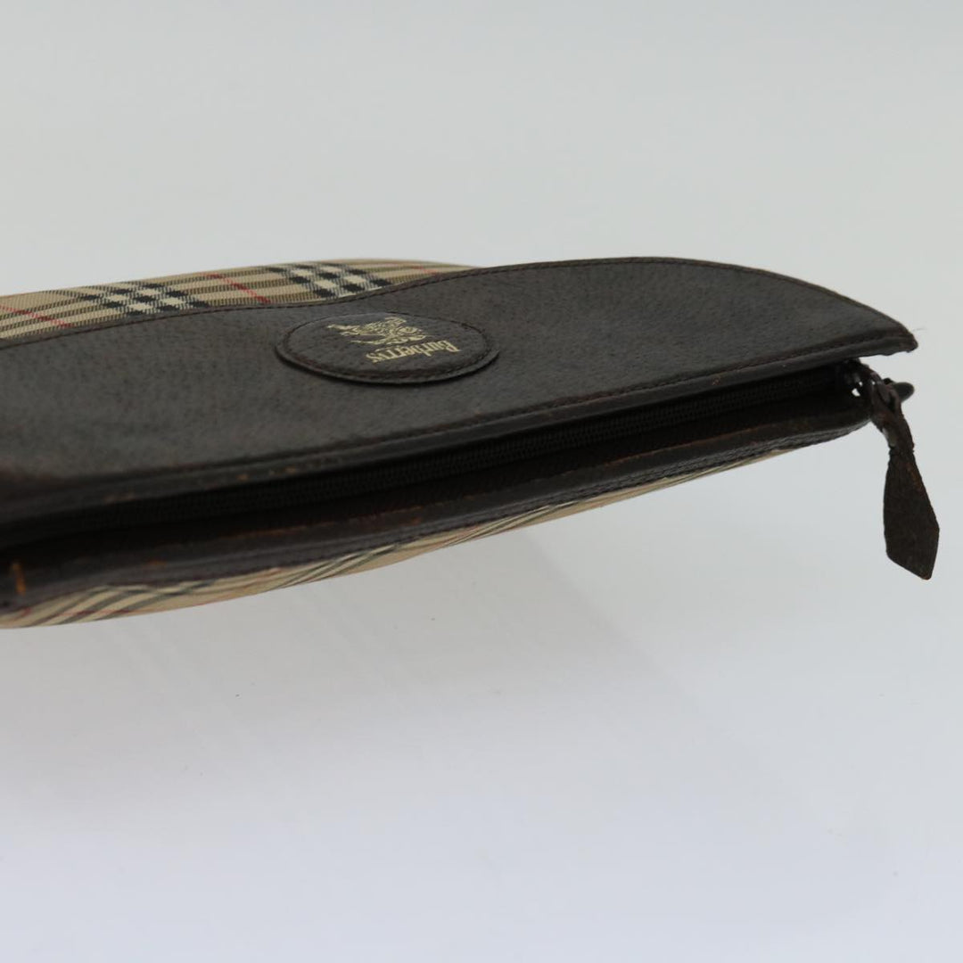 BURBERRY Haymarket Clutch Bag