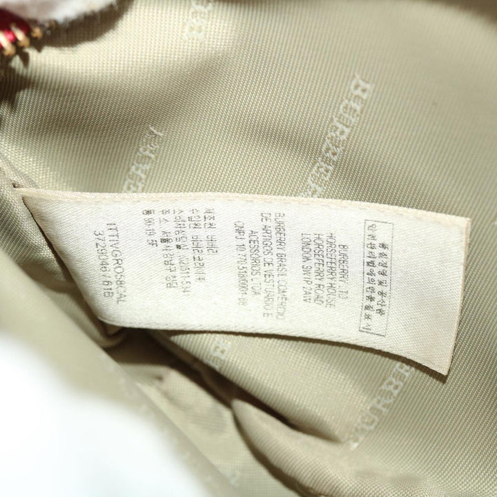 Burberry Haymarket Clutch Bag