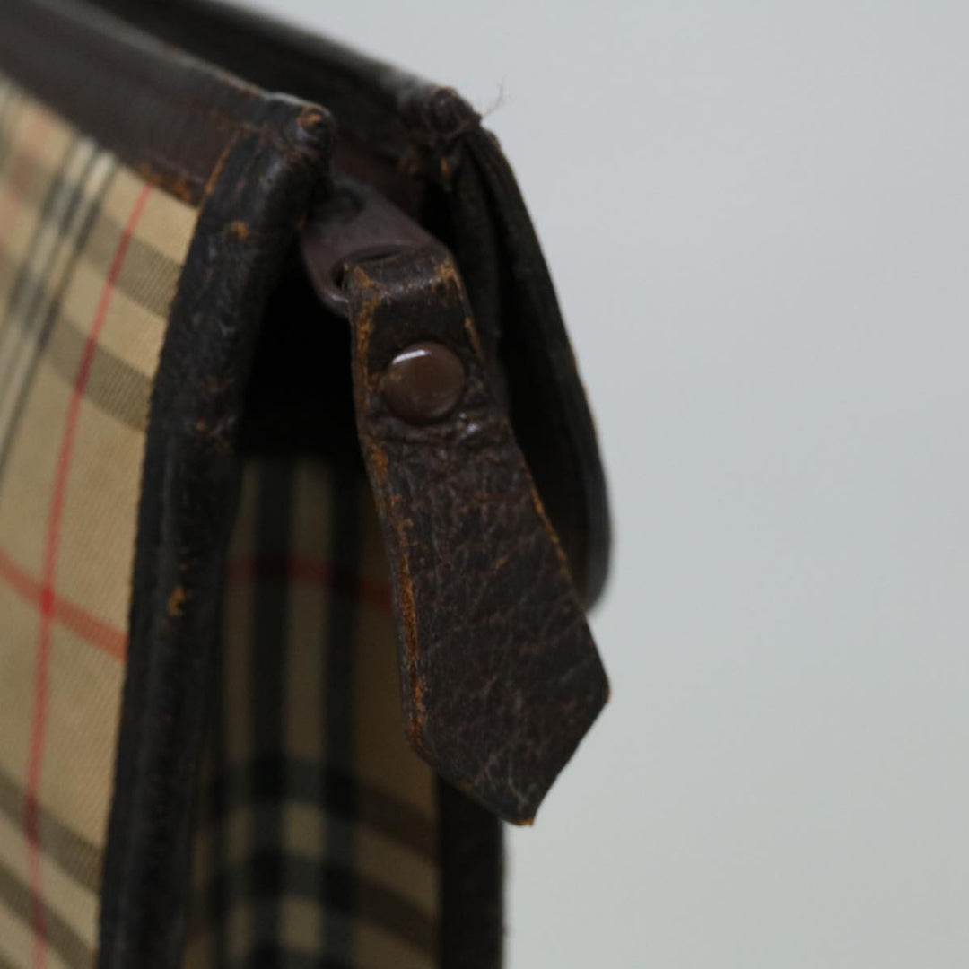 BURBERRY Haymarket Clutch Bag