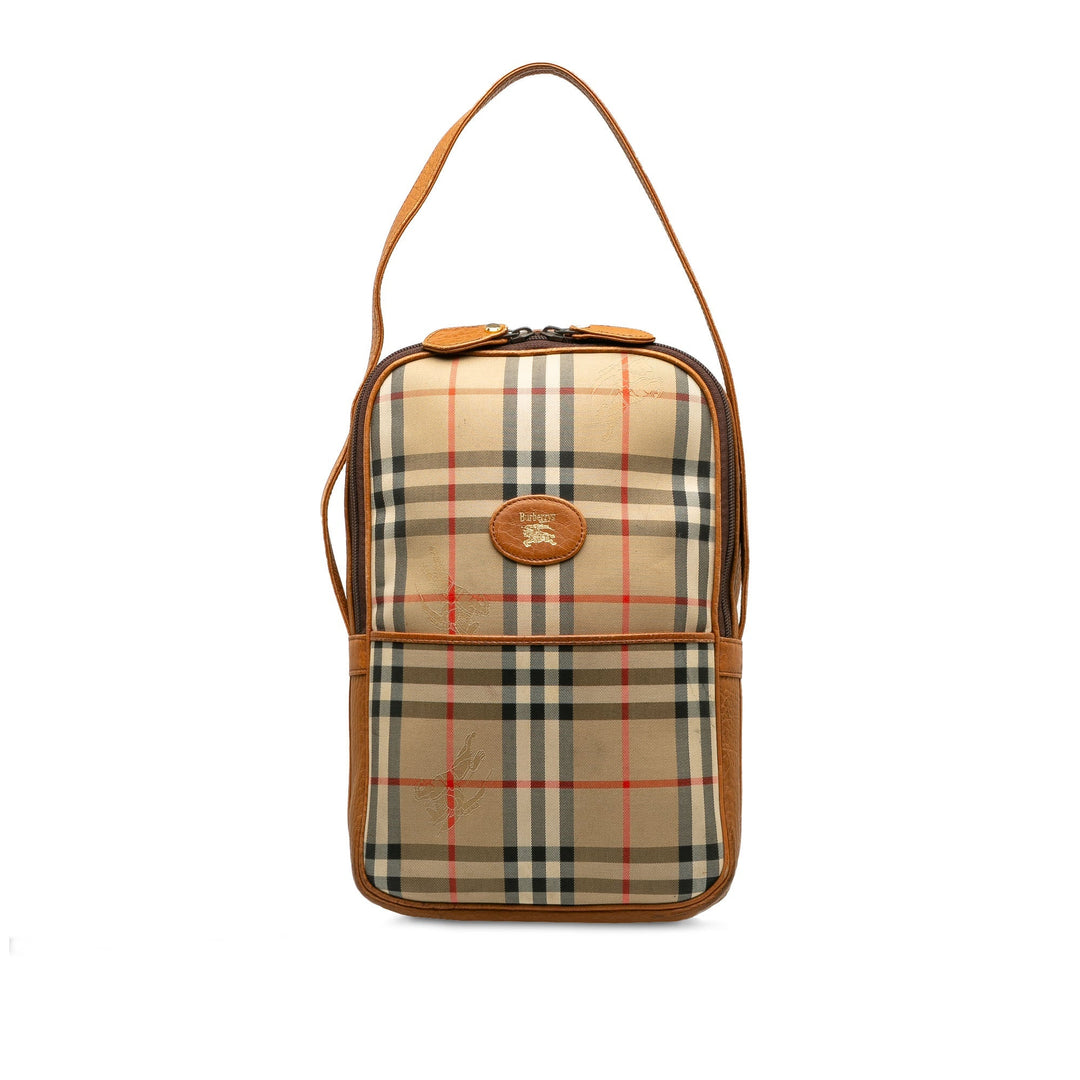BURBERRY Haymarket Check Handbag