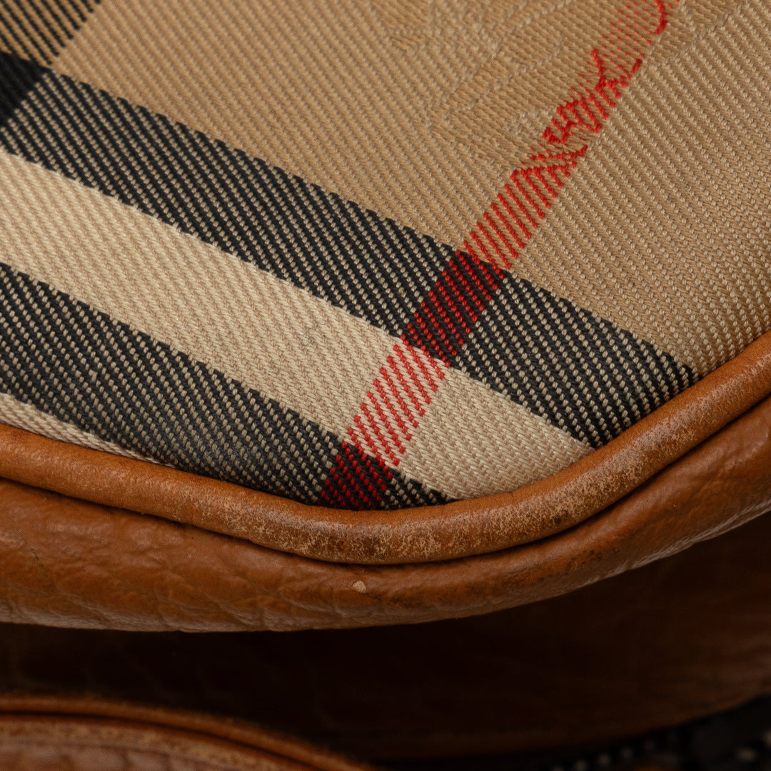 BURBERRY Haymarket Check Handbag