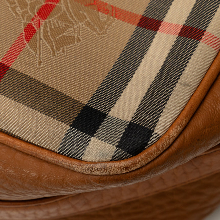 BURBERRY Haymarket Check Handbag