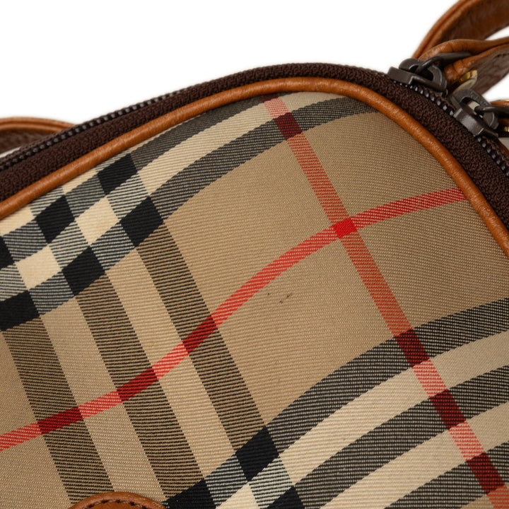 BURBERRY Haymarket Check Handbag