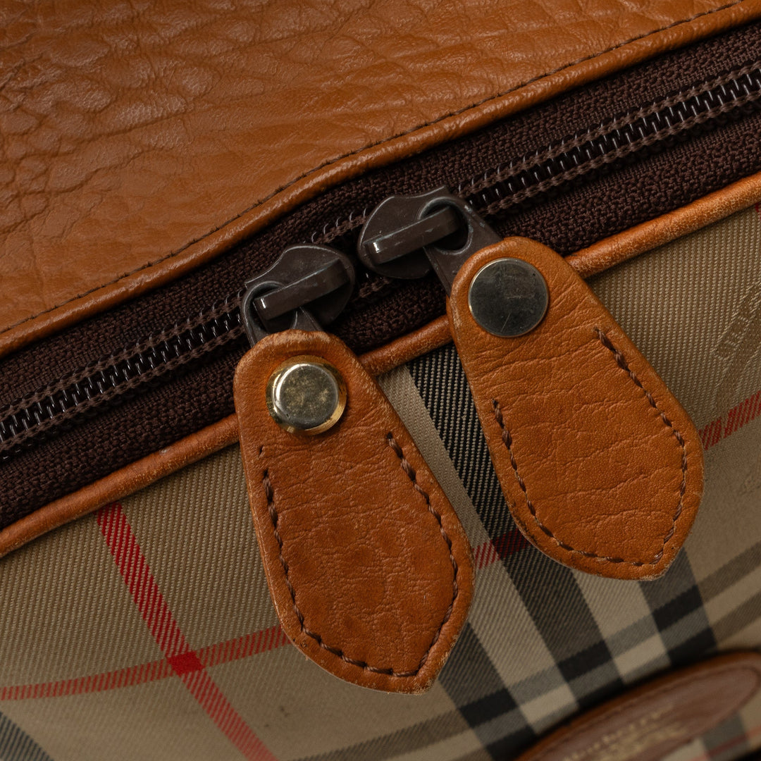 BURBERRY Haymarket Check Handbag