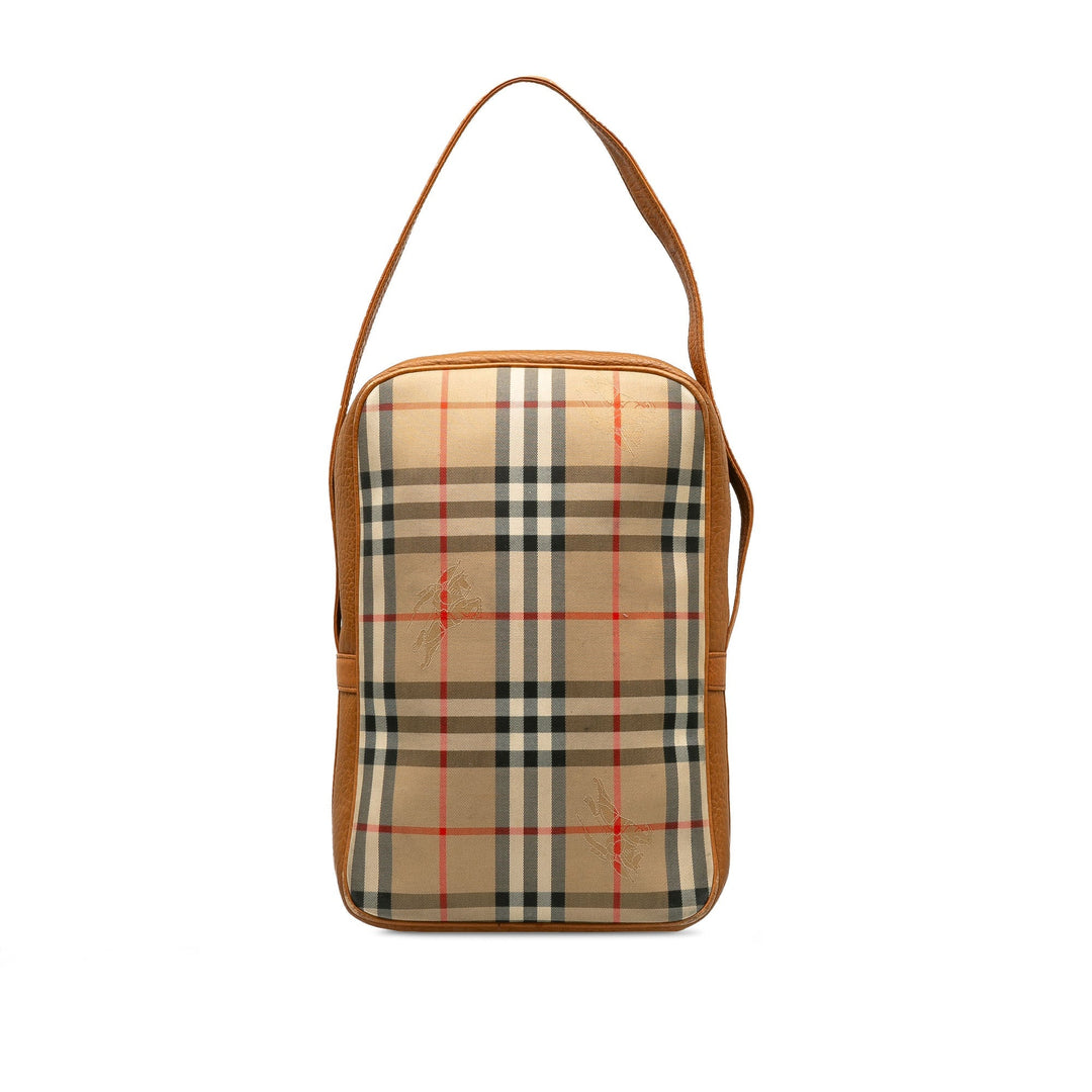 BURBERRY Haymarket Check Handbag